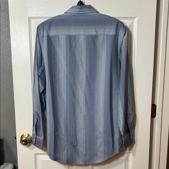 Material London Striped Dress Shirt- size Large- NWOT - Picture 4 of 8